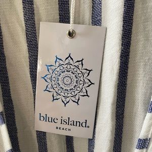 New with Tags Blue Island Beach Cover up M